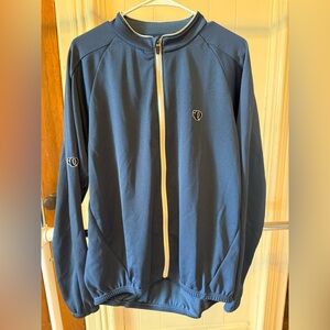 Pearl Izumi Blue and White Cycling Jacket